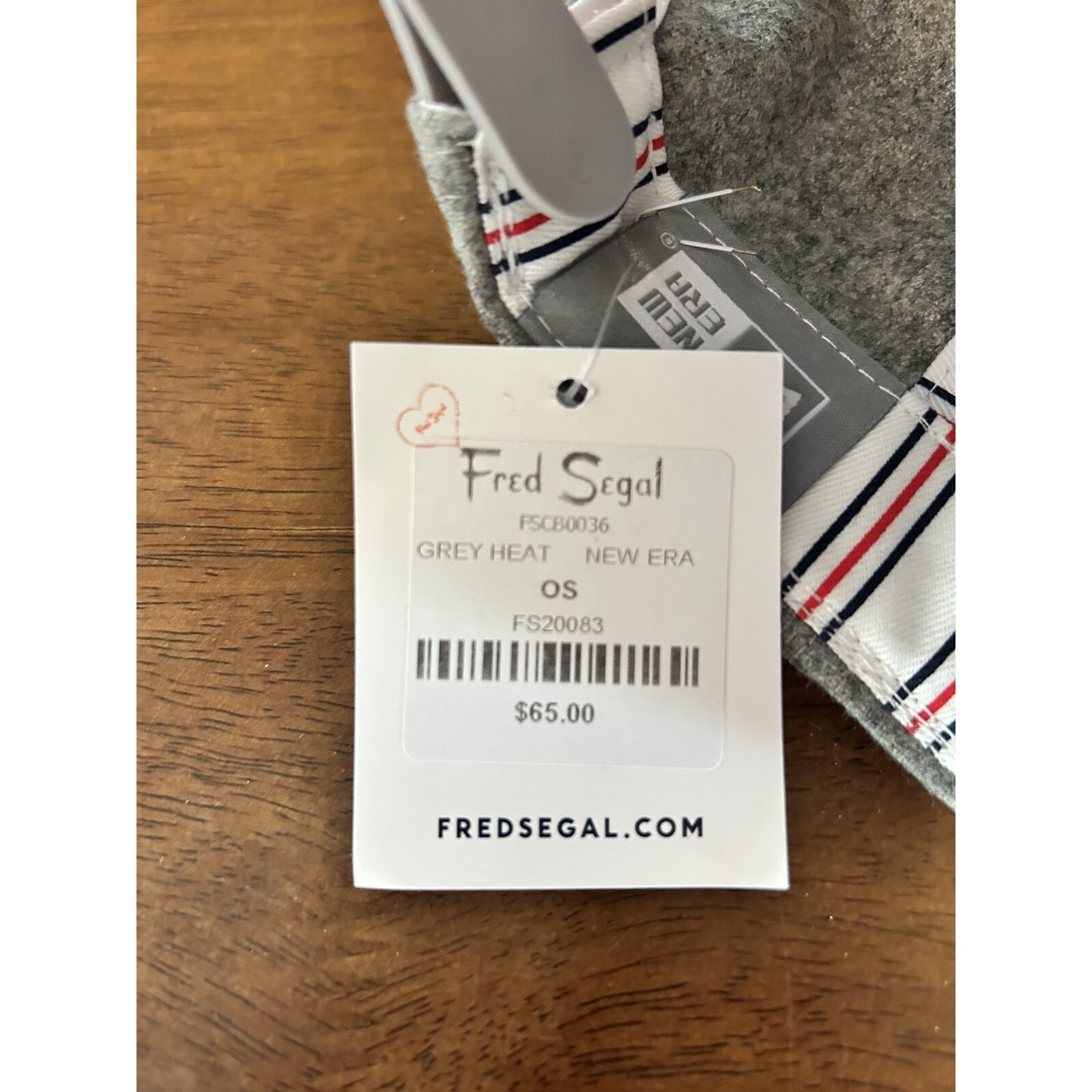 Fred Segal New Era 9fifty Lion Snapback Hat Gray Red Blue Fscb0036 Nwt Mens — image 5 of 7